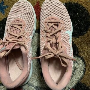 Nike Women's Pink Mesh Training Sneakers